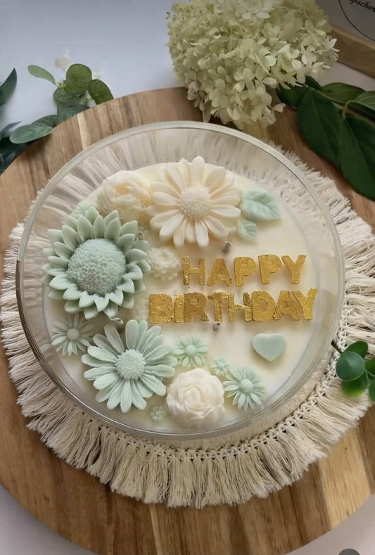 Duża świeca z napisem