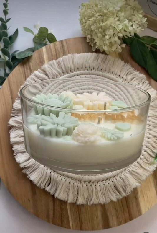 Duża świeca z napisem