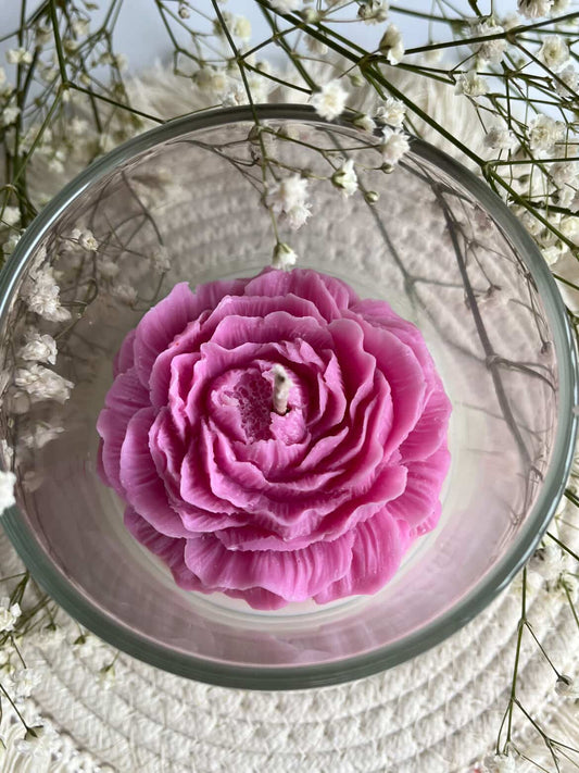 Świeca sojowa z piwonią