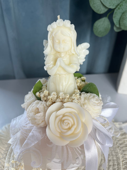 Flower box na Komunię Świętą dla dziewczynki